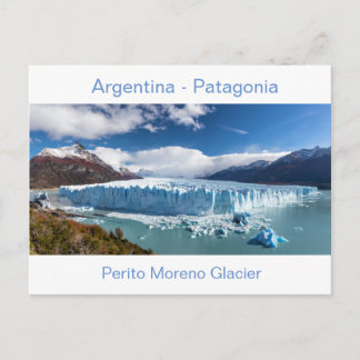 Argentine - Carte postale du glacier Perito Moreno