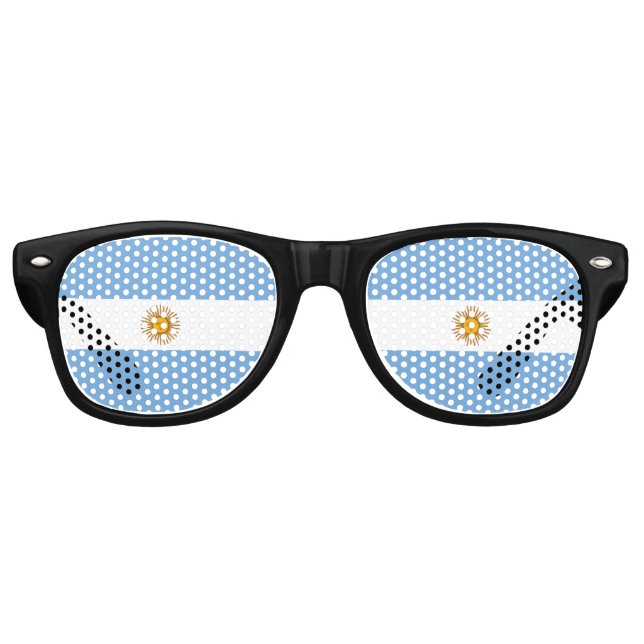 Argentine drapeau Parti lunettes de soleil (Devant)