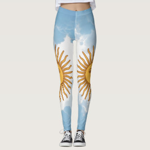 Argentine Drapeau tongs Leggings