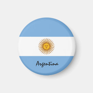 Argentine flag & Argentina - travel/sports fans Magnet