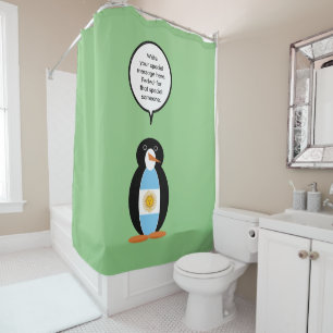 Argentine Flag Talking Ms Penguin Personalized