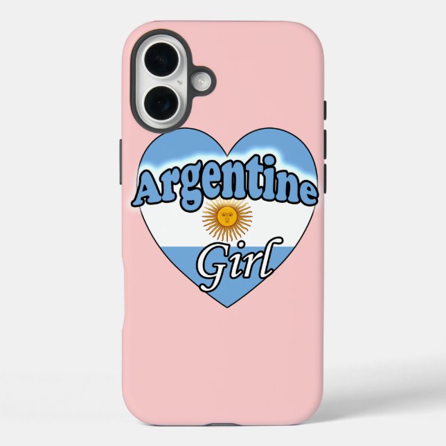 Argentine Girl Case-Mate iPhone Case (Back)