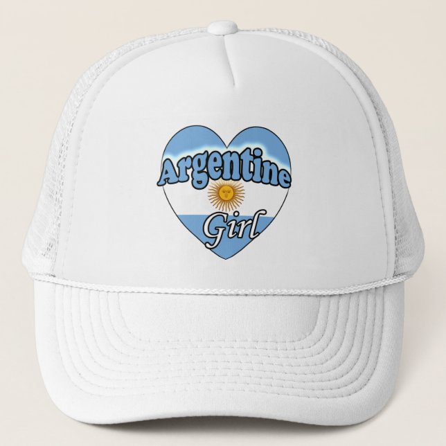 Argentine Girl Trucker Hat (Front)