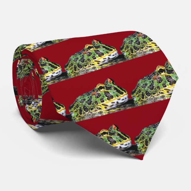 Argentine horned frog tie (Rolled)