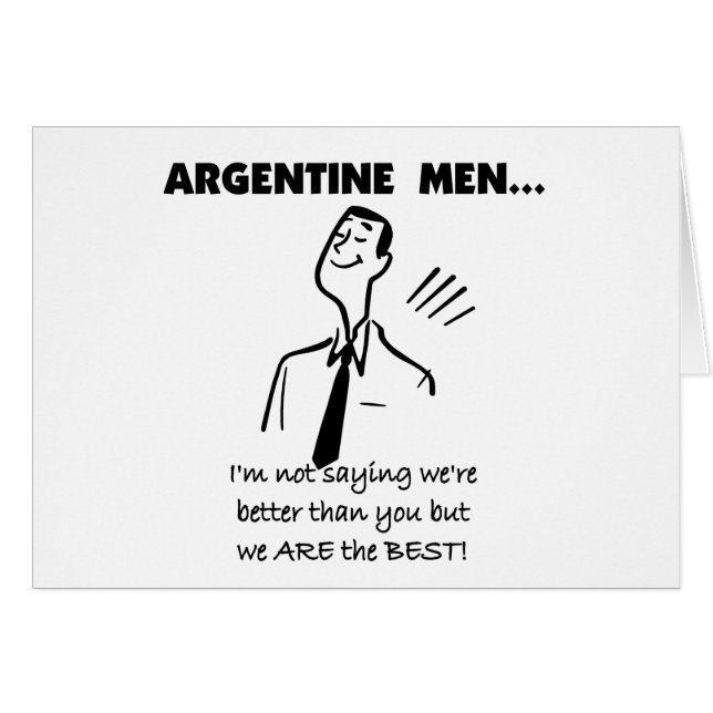 Argentine Men (Front Horizontal)