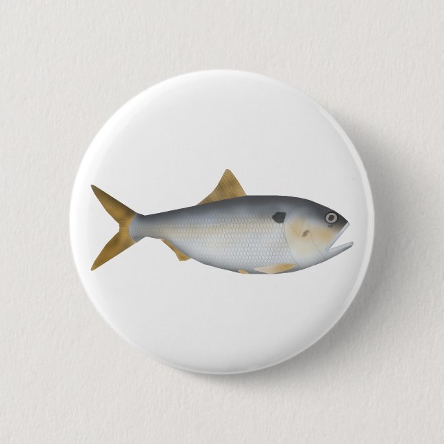 Argentine Menhaden 2 Inch Round Button (Front)