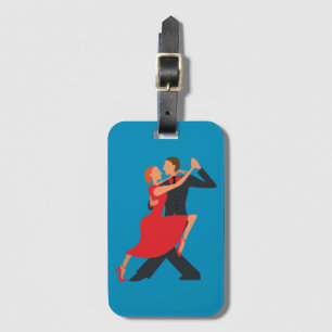 Argentine Tango Couple Luggage Tag