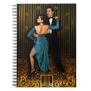 Argentine tango Deco Notebook