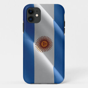 Argentine waving flag iPhone 11 case