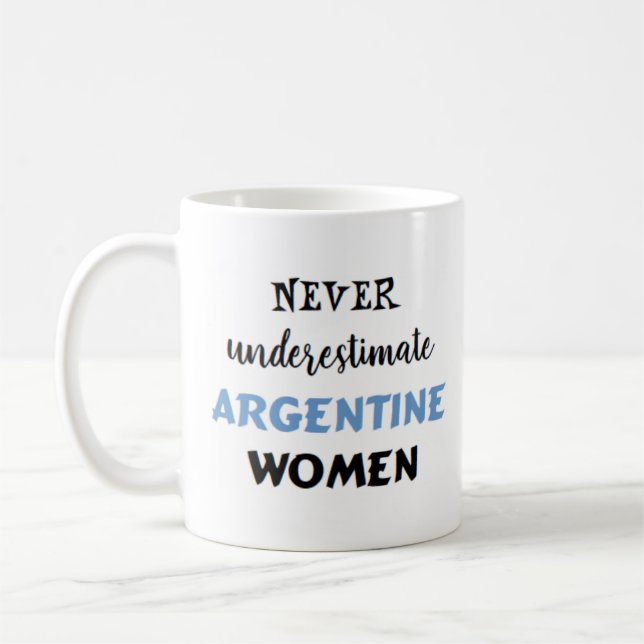 argentine women coffee mug (Left)