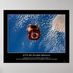 Argentinean SAC-A Satellite deploy... Poster