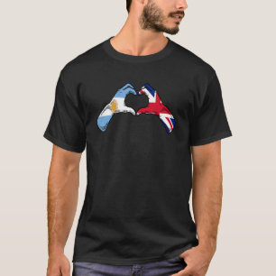 Argentinian British Flag - Argentine United Kingdo T-Shirt