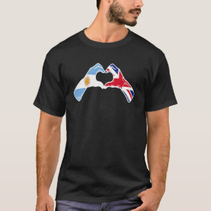 Argentinian British Flag - Argentine United Kingdo T-Shirt