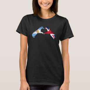 Argentinian British Flag - Argentine United Kingdo T-Shirt