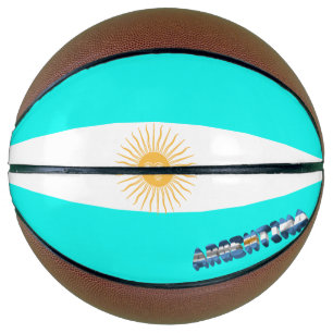 Argentinian flag basketball