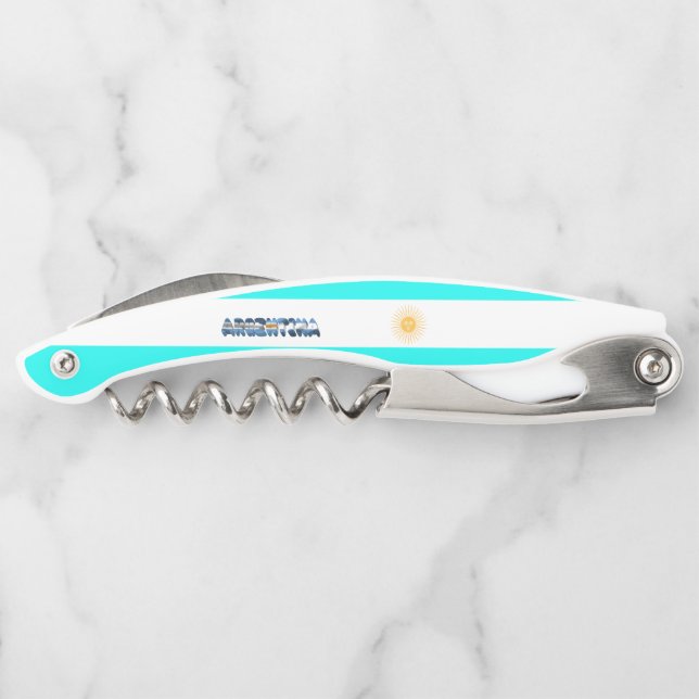 Argentinian flag corkscrew (Back)