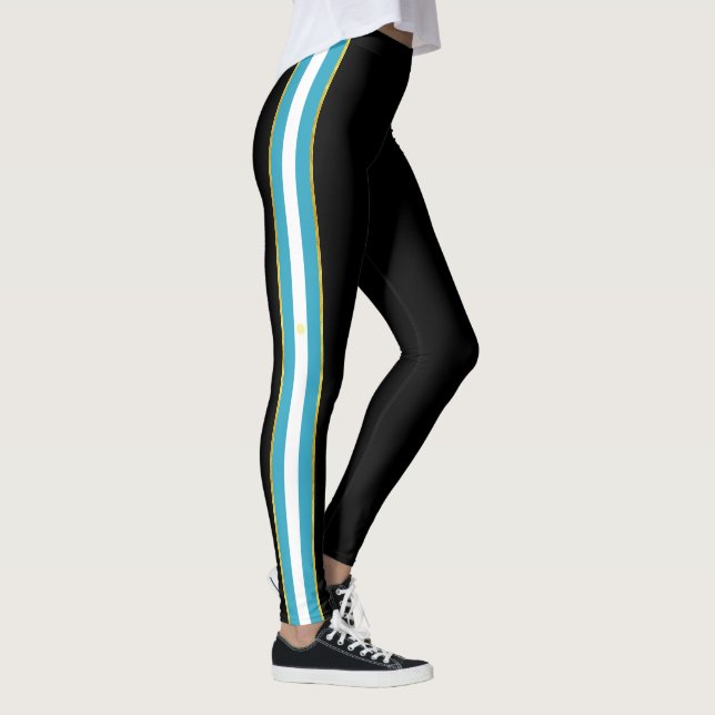 Argentinian flag leggings (Right)