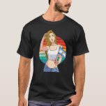 Argentinian Girl Argentina Flag Latino Pride Vinta T-Shirt<br><div class="desc">Argentinian Girl Argentina Flag Latino Pride Vintage</div>