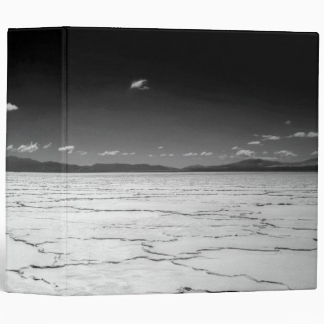 Argentinian Salt Flats Desert And Mountains Binder (Front/Spine)
