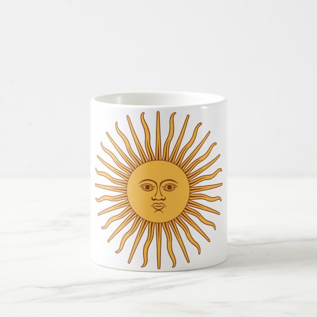 Argentinian Sun Coffee Mug (Center)