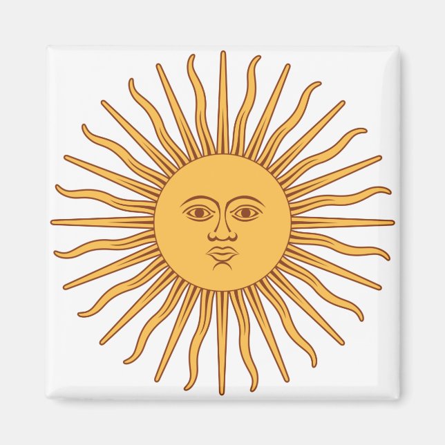 Argentinian Sun Magnet (Front)
