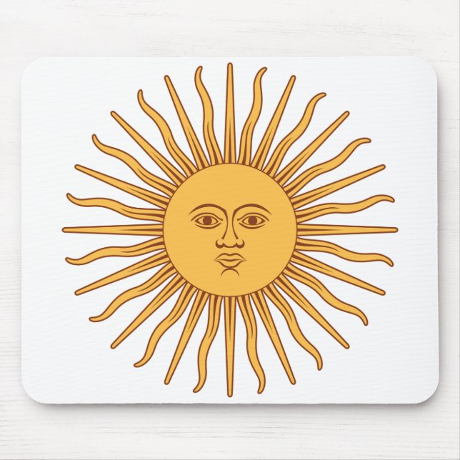 Argentinian Sun Mouse Pad (Front)