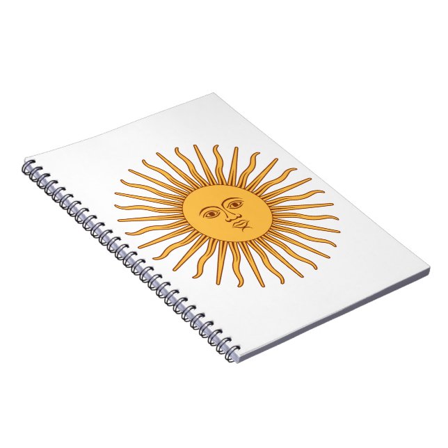 Argentinian Sun Notebook (Right Side)