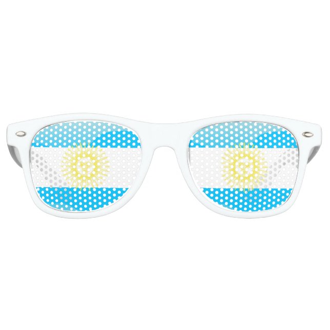 Argentinian Sun of May Retro Sunglasses (Front)