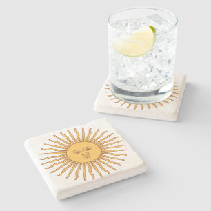 Argentinian Sun Stone Coaster