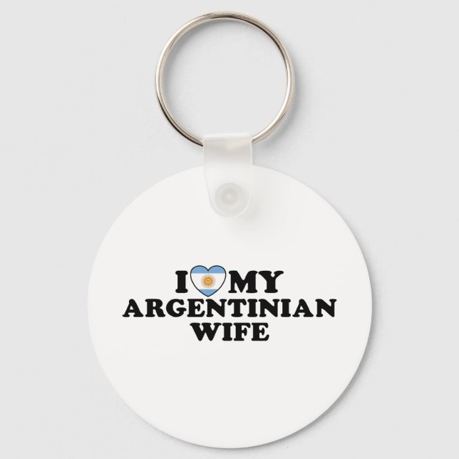 Argentinian  Wife Keychain (Front)