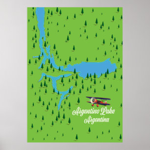 Argentino lake Argentina Poster