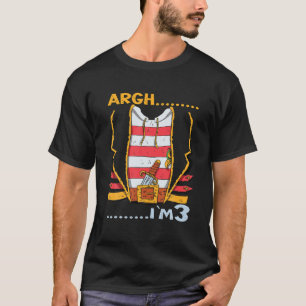 Argh I m 3 Pirate Themed Pirate Boy 3th Birthday T T-Shirt