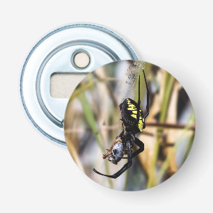 Argiope Garden Spider Magnet Backed Bottle Opener