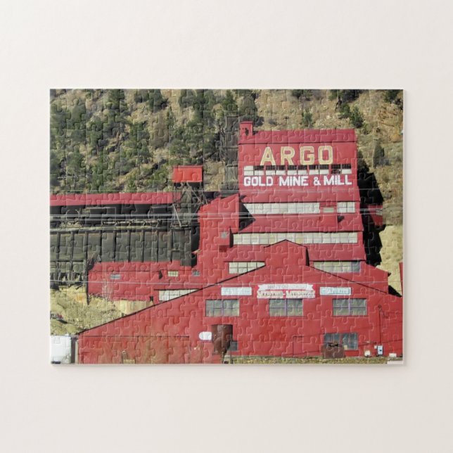 Argo Gold Mine & Mill, Idaho Springs, Colorado Jigsaw Puzzle (Horizontal)