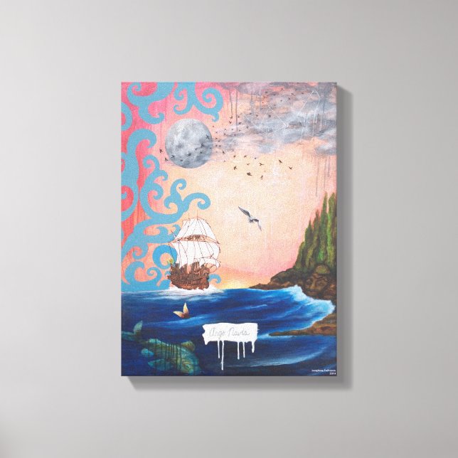 Argo Navis by Josephine DeFrancis Wrapped Canvas (Front)