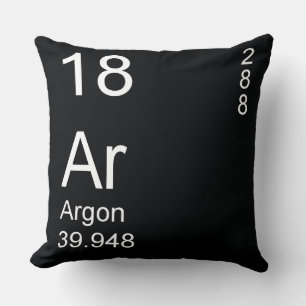 Argon Throw Pillow