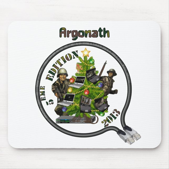 Argonath Christmas Lan Mouse Carpet Pad (Front)