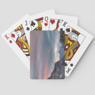 Argonaut Peak, sunset Playing Cards
