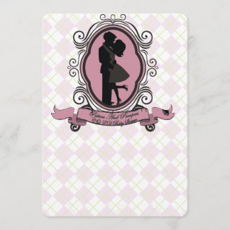 Argyl Baby Shower Invitations Golf Thème