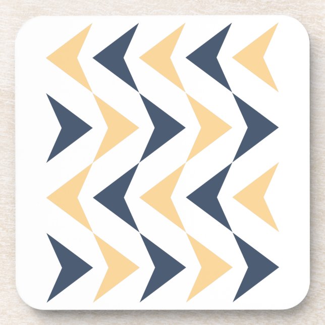 Argyle arrows coaster (Front)