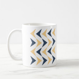 Argyle arrows coffee mug