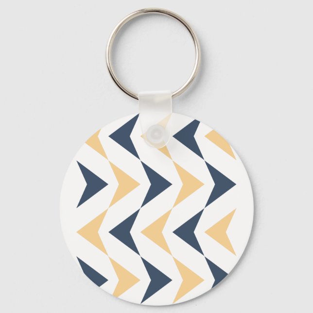 Argyle arrows keychain (Front)