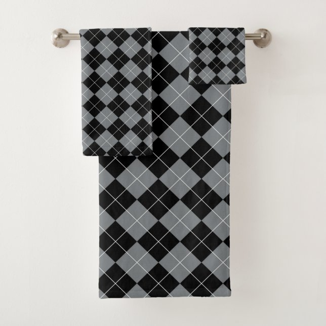 ARGYLE BATH TOWEL SET (Insitu)