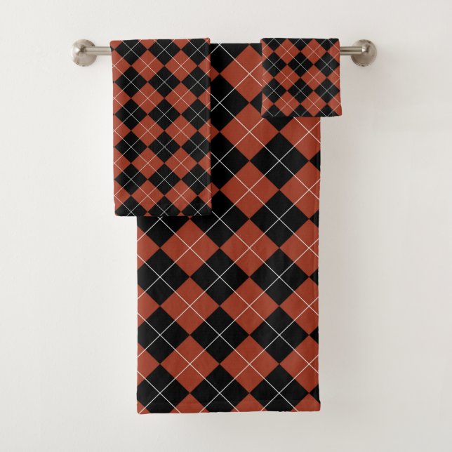 ARGYLE BATH TOWEL SET (Insitu)