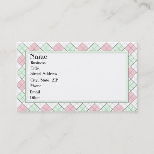 Argyle Business Card
