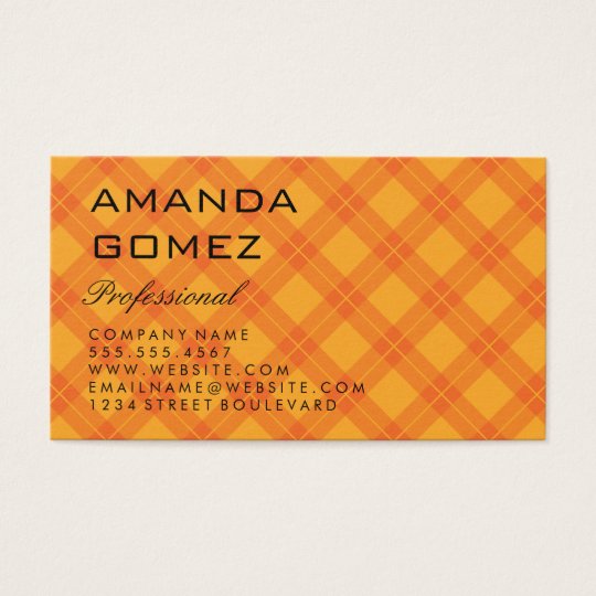 Argyle Business Card