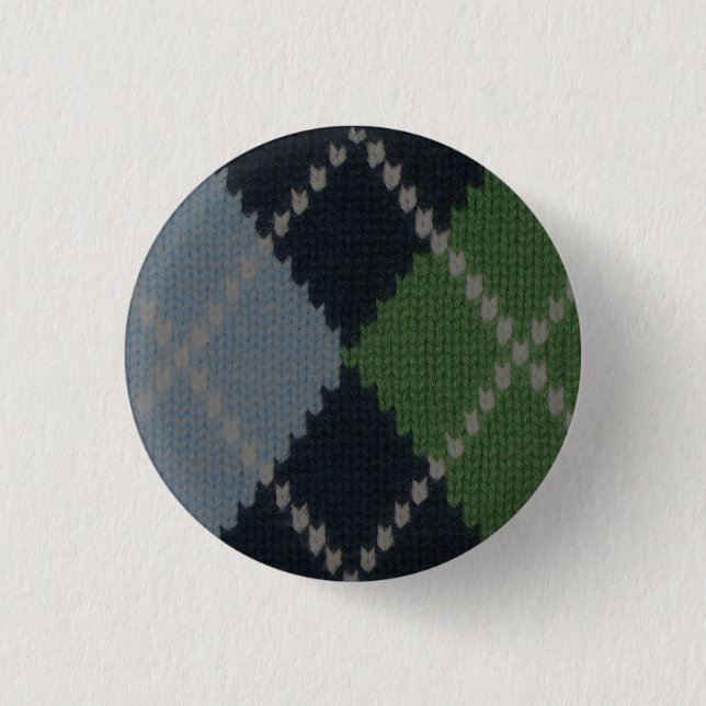 Argyle Button (Front)