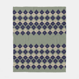 Argyle fair isle seamless pattern designabstract,  fleece blanket