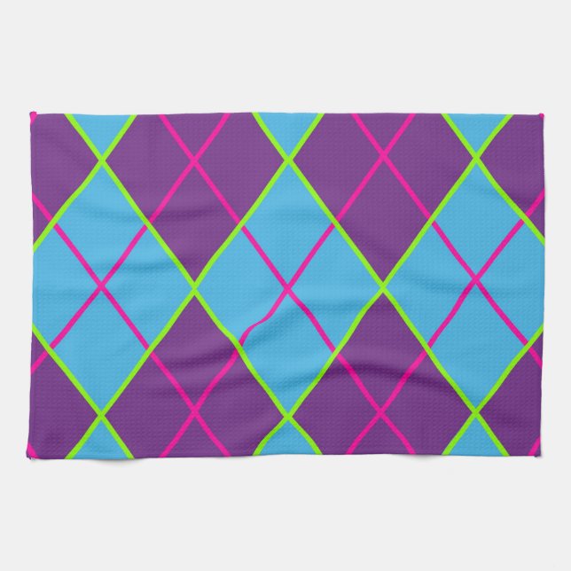 Argyle Kitchen Towel (Horizontal)