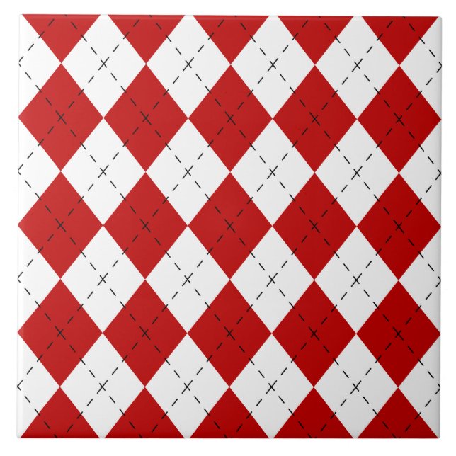 Argyle Kitchen Trivet Tile (Front)